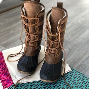 Tory Burch Argyll' Lace-Up Boot